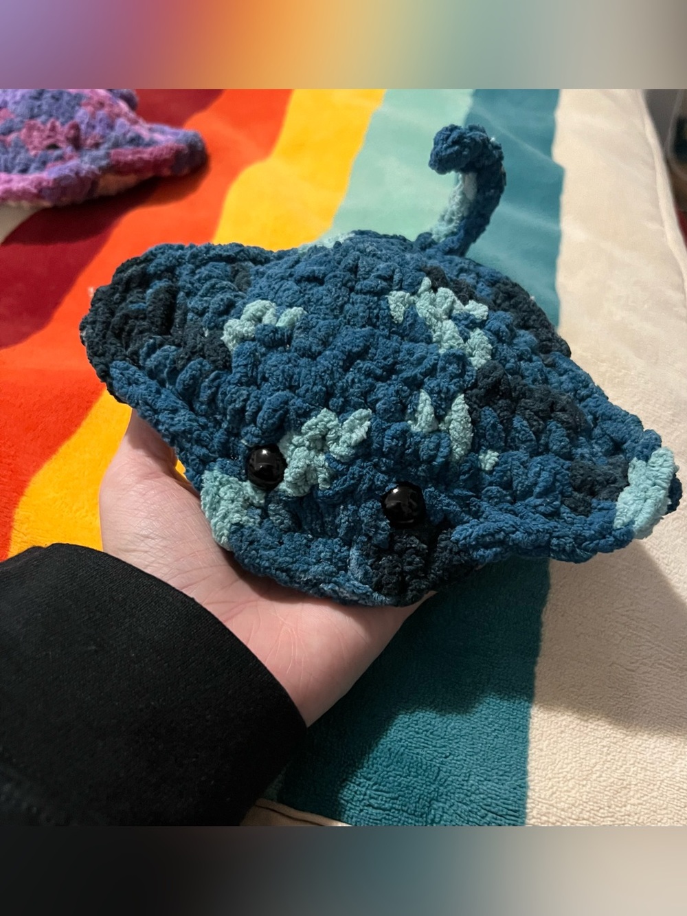 Plush Crocheted Stingray ✨ - Picture 2 of 5